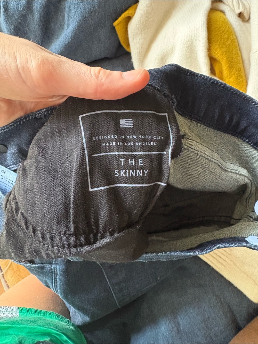 AYR Dark Indigo Skinny Jeans - Picture 6 of 7